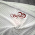 Blanket lined in personalized soft minky, embroidered first name and/or ornament
